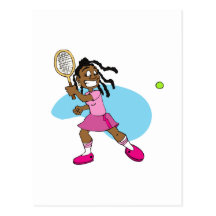 Tennis Star Post Card