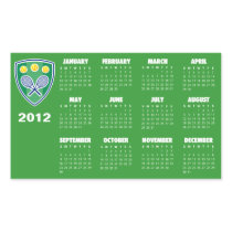 Tennis sticker gift with calendar 2012