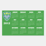 Tennis sticker gift with calendar 2012