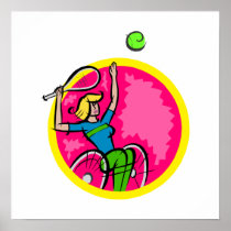 Tennis Swing Print