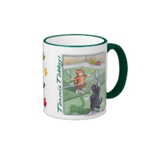 Tennis Tabby Cats Bud & Tony Mug
