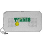 tennis text graphic portable speakers