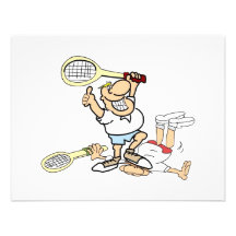 Tennis Winner Custom Invitation