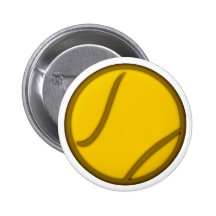 Tennisball tennis ball anstecknadel
