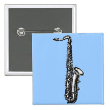 Tenor Saxophone Pin