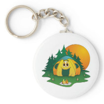 Tent Cartoon Key Chain