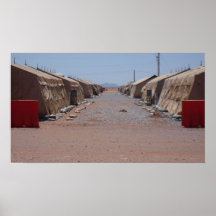 Tent City - Ft. McGregor, New Mexico Print