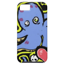 Tentacle and Skull Love iPhone 5 Covers