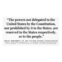 Tenth Amendment to the United States Constitution Photo Print