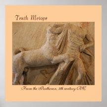 Tenth Metope Poster