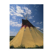 Tepee near Little Bighorn Battlefield Postcard