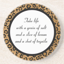 Tequila Leopard Coaster