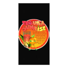 Tequila Sunrise recipe Photo Card