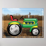 Teriffic Tractor in the Field Print