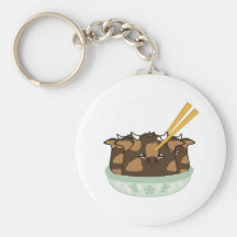 Teriyaki Moo Moo Dumplings Keychains