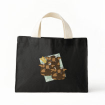 Teriyaki Moo Moo Dumplings Platter Tote Bags