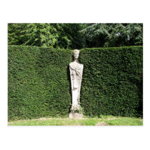'Term' statue at Chiswick House Chiswick London UK Postcard