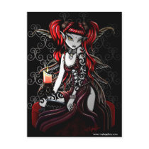 Terra Darkness Fire Fairy Postcard