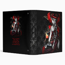 "Terra Darkness" Gothic Tribal Fire Faery Binder
