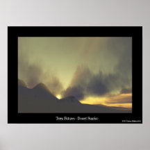 Terra Futures - Desert Sunrise Print