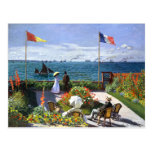 Terrace at Sainte Adresse, Claude Monet Post Card
