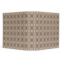 Terrace Brown Print 2" Binder binders