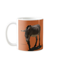 Terracotta Orange Little Burro - Animal Rescue Mugs