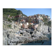 terre de cinque, Italie Carte Postale