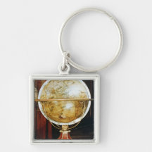 Terrestrial globe, 1688 key chain