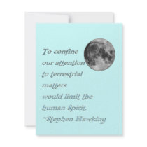 ~*Terrestrial Matters*~ Stephen Hawking Quote Custom Announcement