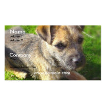 Terrier Puppy Business Card