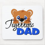 Terrific Dad Cute Tiger Mouse Pads