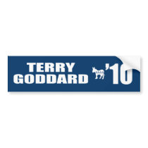 TERRY GODDARD FOR GOVERNOR BUMPER STICKERS
