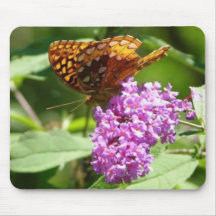 Terryl's Gold Butterfly Mouse Pad