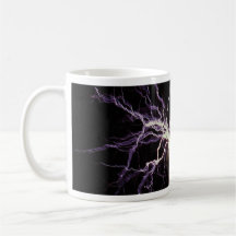 Tesla coil arcing mug
