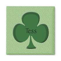Tess Shamrock Magnet