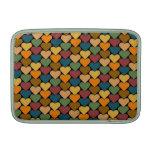 Tessellated Heart Pattern Design MacBook Air Sleeves
