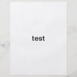 test flyer