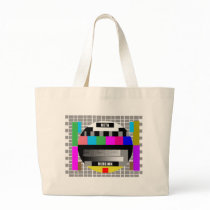 Test pattern canvas bag