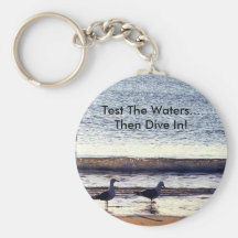 Test The Waters Keychain