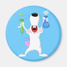 Test Tube Lab Rat Magnet