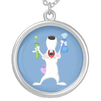 Test Tube Lab Rat Necklace