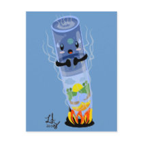 Test Tube World Postcard