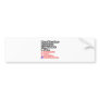Testicular Cancer Fighter Quiz Bumper Stickers