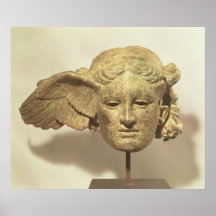Tête de Hypnos, ou sommeil Posters