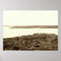 Tête de Portland de l'île de Cushing circa 1905 Affiches