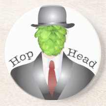 tête d'houblon dessous de verre