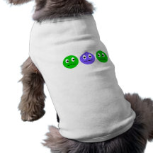 Têtes différemment son heads being different t-shirt pour chien