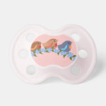 Tétine de trois petite oiseaux de bébé
