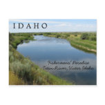 Teton River, Idaho, Fishermen's Paradise PC Postcard